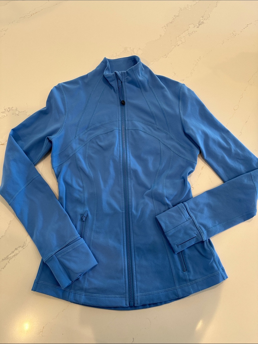 Lululemon Define Jacket Long Sleeve Full Zip Blue Size 6